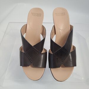 Mootsies Tootsies Moxanak Sandals With Heel Pumps Brown Size 7 1/2‎ M